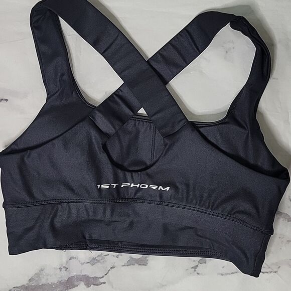 1st Phorm Black Sports Bra - Picture 3 of 4